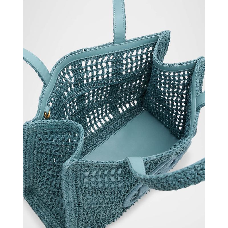 Bolsa Shopper Ella Small Crochet Straw