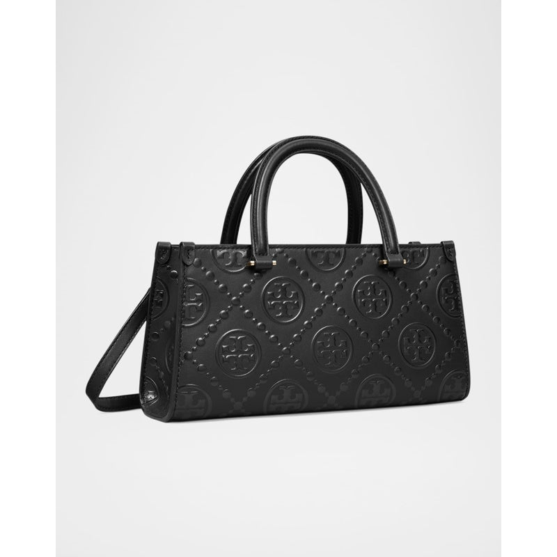 Bolsa Shopper Small T Monogram Embossed East-West