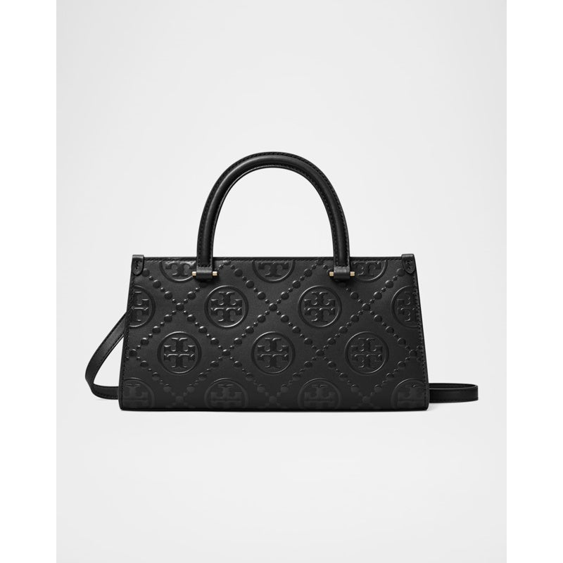 Bolsa Shopper Small T Monogram Embossed East-West