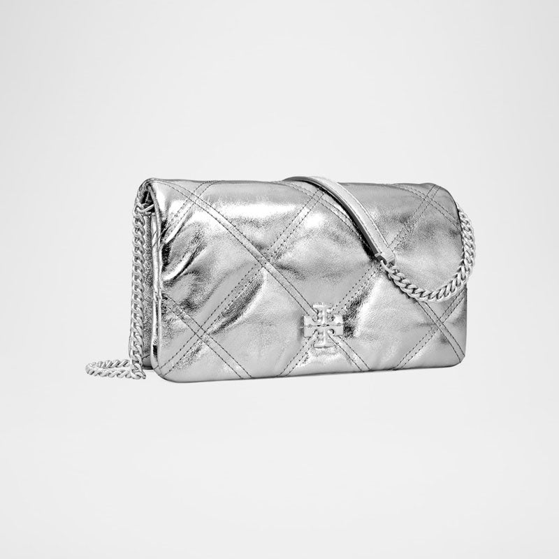 Bolsa Crossbody Kira Quilted Metallic on Chain - Mercado de Luxo - O Maior E-Commerce de Bens, Produtos e Serviços de Luxo do Brasil.