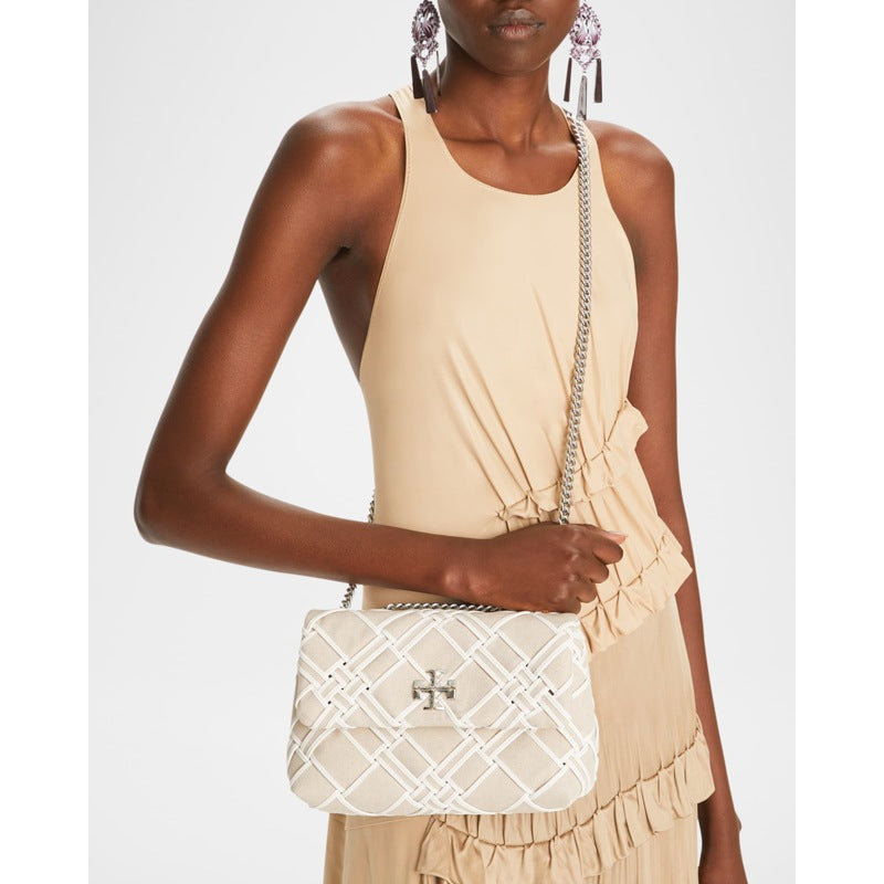 Bolsa Shoulder Kira Small Woven Canvas Convertible