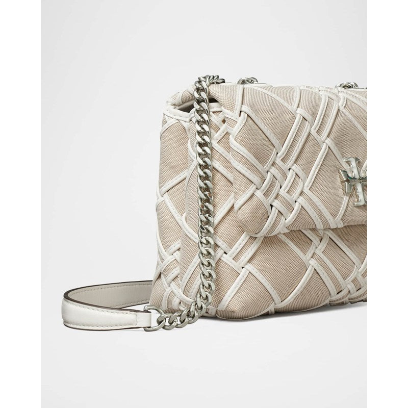 Bolsa Shoulder Kira Small Woven Canvas Convertible