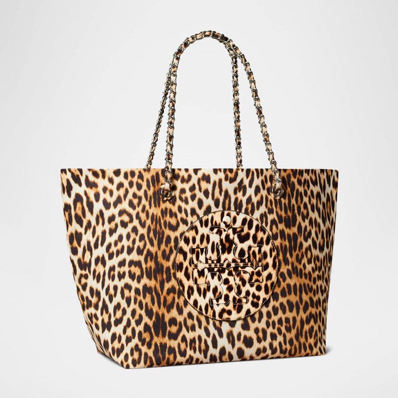 Bolsa Shopper Ella Cheetah-Print Chain - Mercado de Luxo - O Maior E-Commerce de Bens, Produtos e Serviços de Luxo do Brasil.