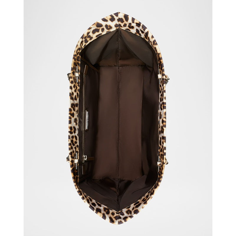 Bolsa Shopper Ella Cheetah-Print Chain