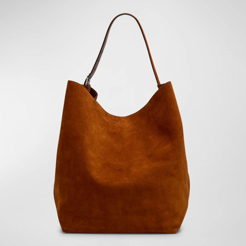 Bolsa Shopper Large Belted Suede - Mercado de Luxo - O Maior E-Commerce de Bens, Produtos e Serviços de Luxo do Brasil.