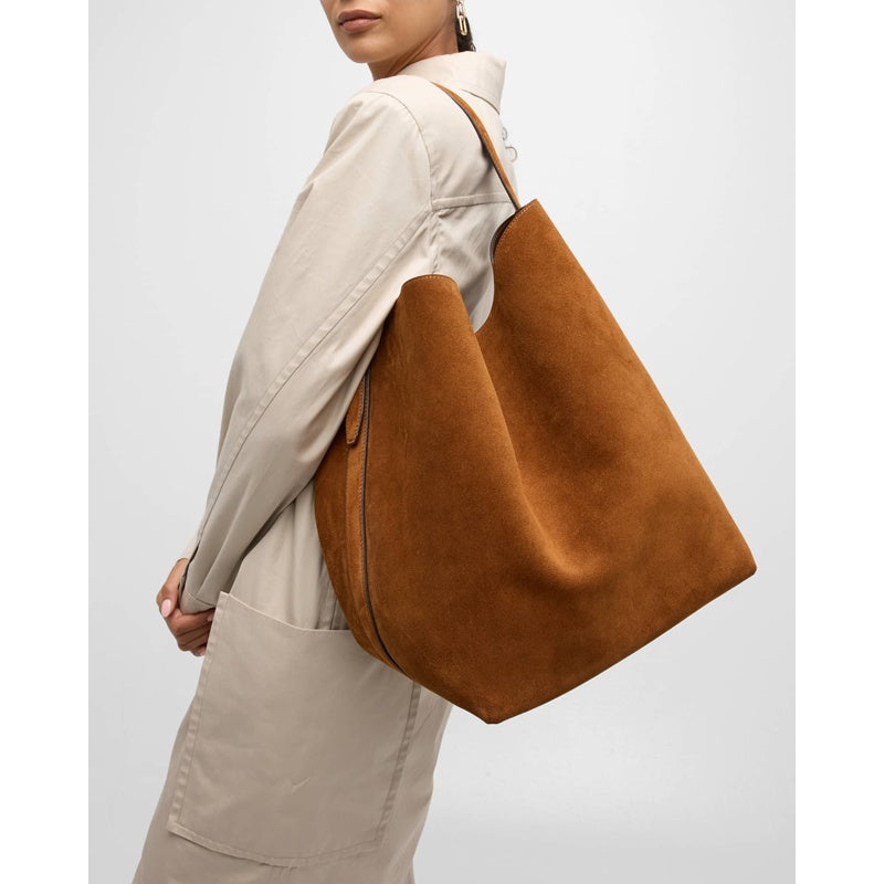 Bolsa Shopper Large Belted Suede
