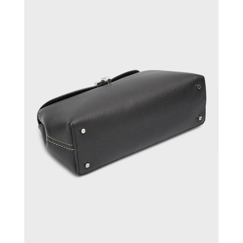 Bolsa Clutch T-Lock  in Pebble Grain