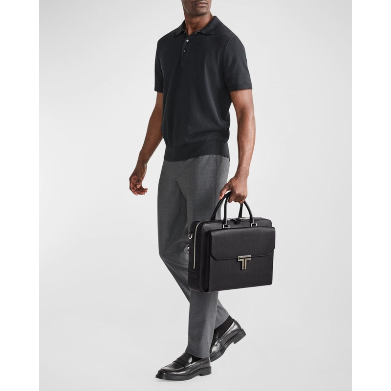 Bolsa Messenger Vincenzo Zip Briefcase