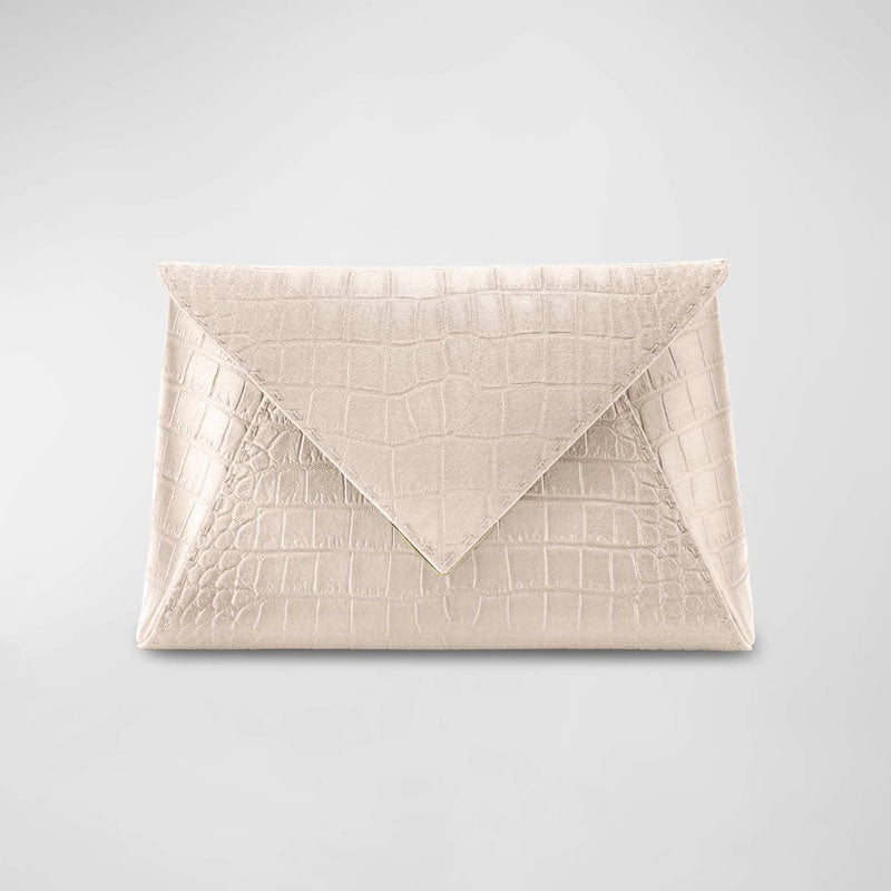 Bolsa Shoulder Lee Large Croc-Embossed - Mercado de Luxo - O Maior E-Commerce de Bens, Produtos e Serviços de Luxo do Brasil.