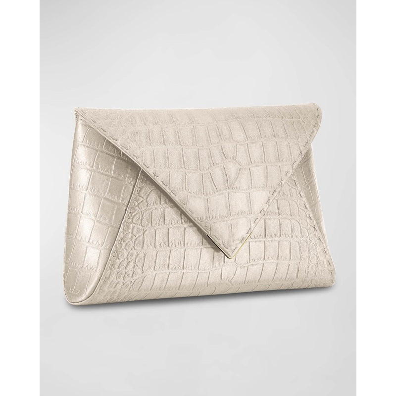 Bolsa Shoulder Lee Large Croc-Embossed