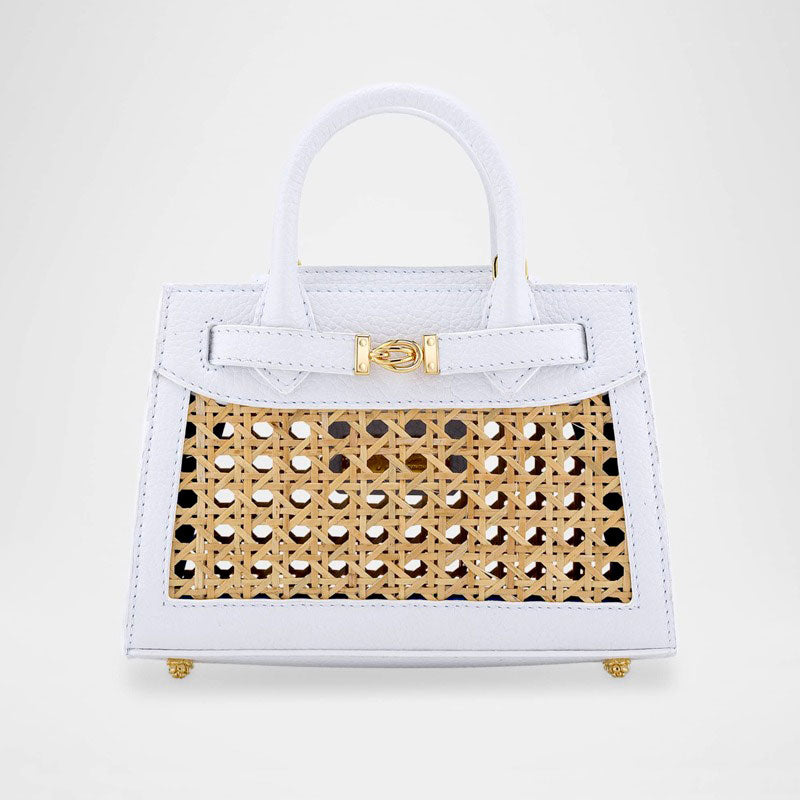 Bolsa Handle Winnie Mini Rattan - Mercado de Luxo - O Maior E-Commerce de Bens, Produtos e Serviços de Luxo do Brasil.