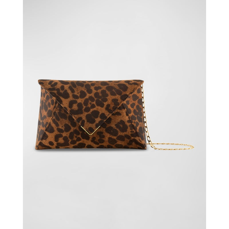 Bolsa Shoulder Signature Lee Small Leopard Satin