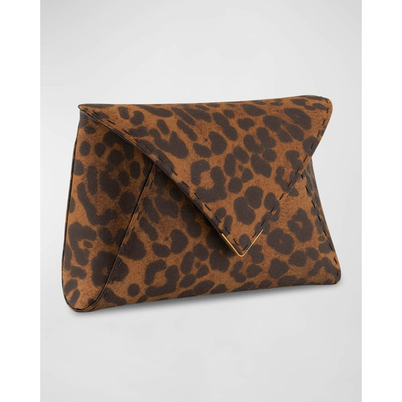 Bolsa Shoulder Signature Lee Small Leopard Satin