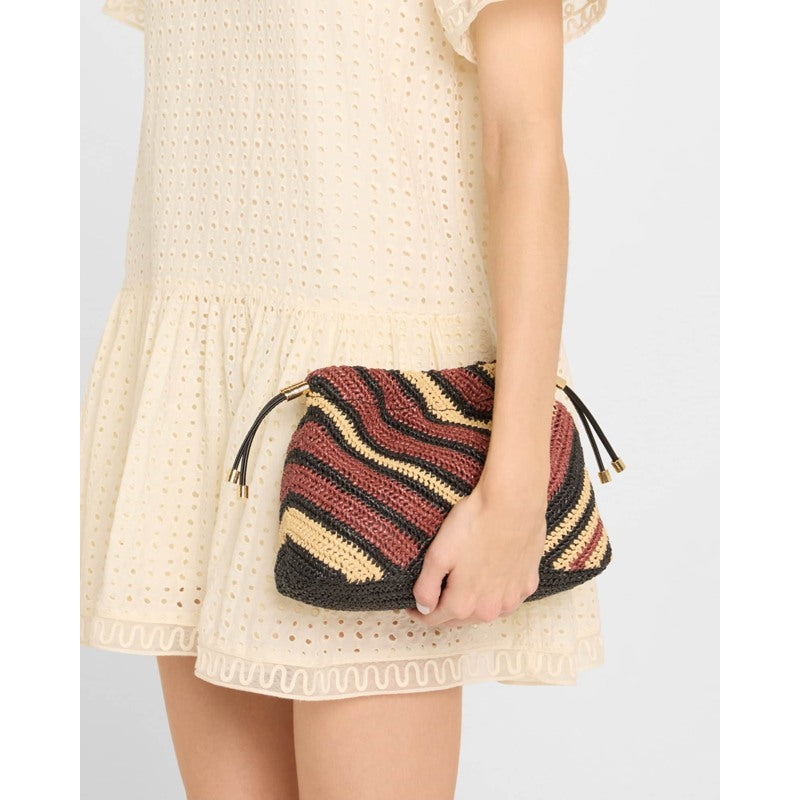 Bolsa Crossbody Lali Mini Striped Pouch