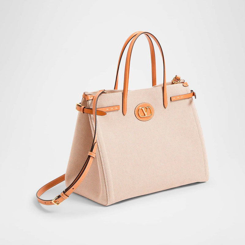 Bolsa Shopper Antibes Medium Canvas Shopping - Mercado de Luxo - O Maior E-Commerce de Bens, Produtos e Serviços de Luxo do Brasil.