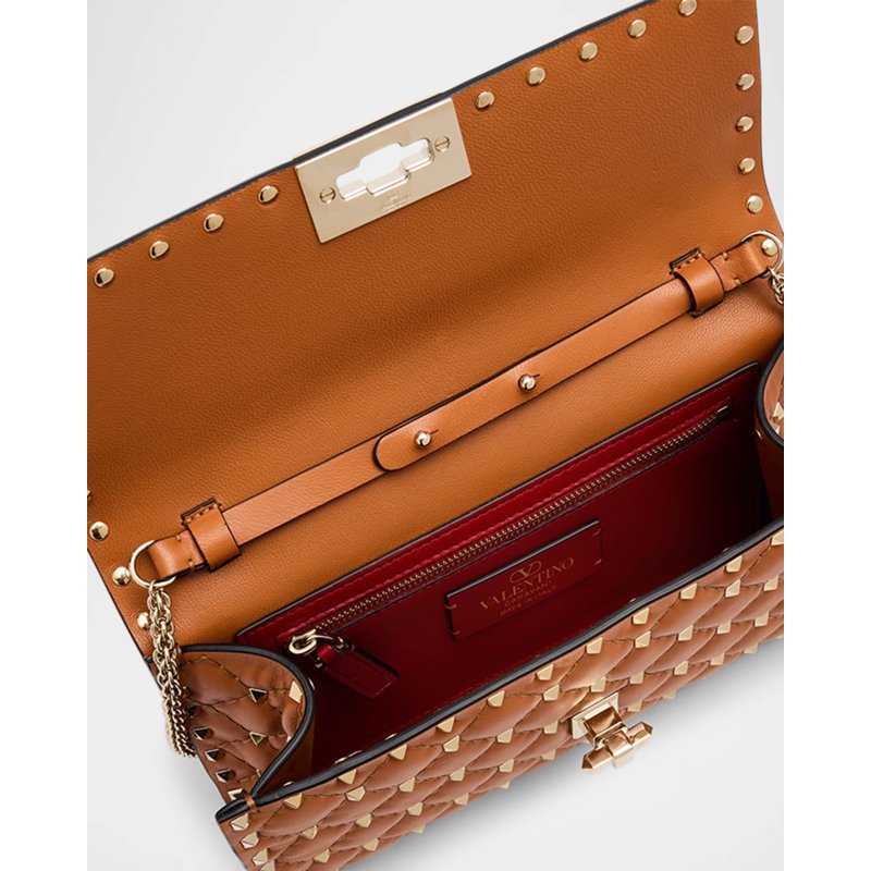Bolsa Shoulder Rockstud Small Quilted