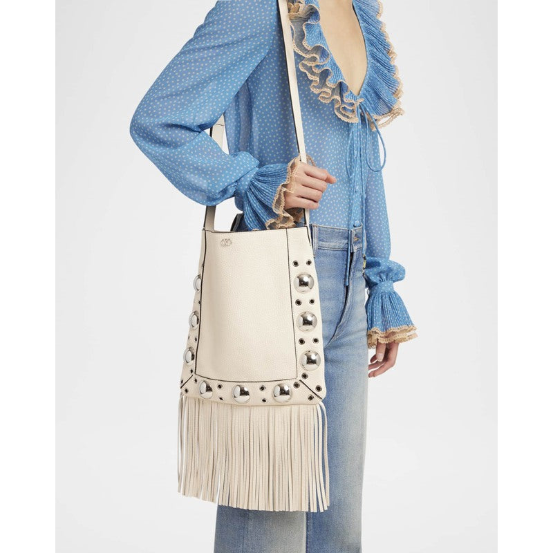 Bolsa Crossbody Nellcote Fringe Studded