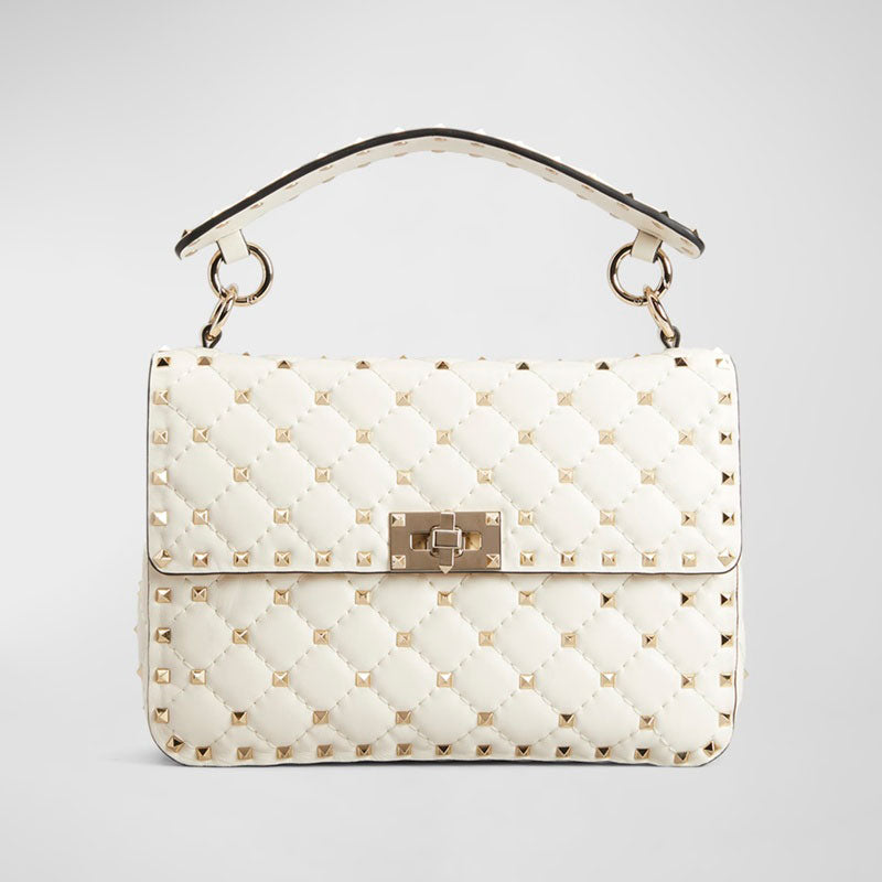 Bolsa Shoulder Rockstud Spike Medium Quilted  - Mercado de Luxo - O Maior E-Commerce de Bens, Produtos e Serviços de Luxo do Brasil.