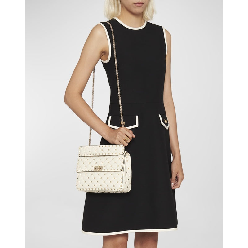 Bolsa Shoulder Rockstud Spike Medium Quilted