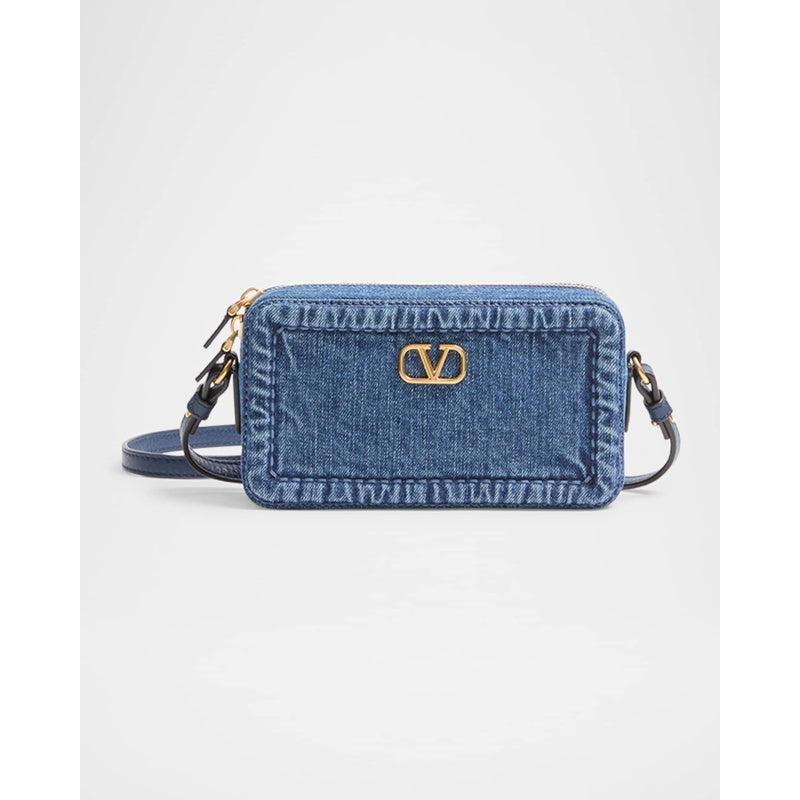 Bolsa Crossbody Alltime Mini Denim Camera