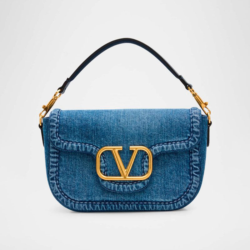 Bolsa Shoulder Alltime VLOGO Denim - Mercado de Luxo - O Maior E-Commerce de Bens, Produtos e Serviços de Luxo do Brasil.