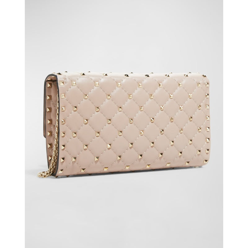 Bolsa Shoulder Quilted Rockstud Spike Chain
