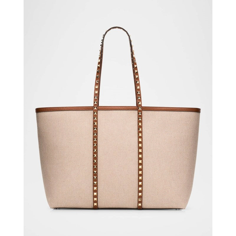 Bolsa Shopper Rockstud Medium Canvas