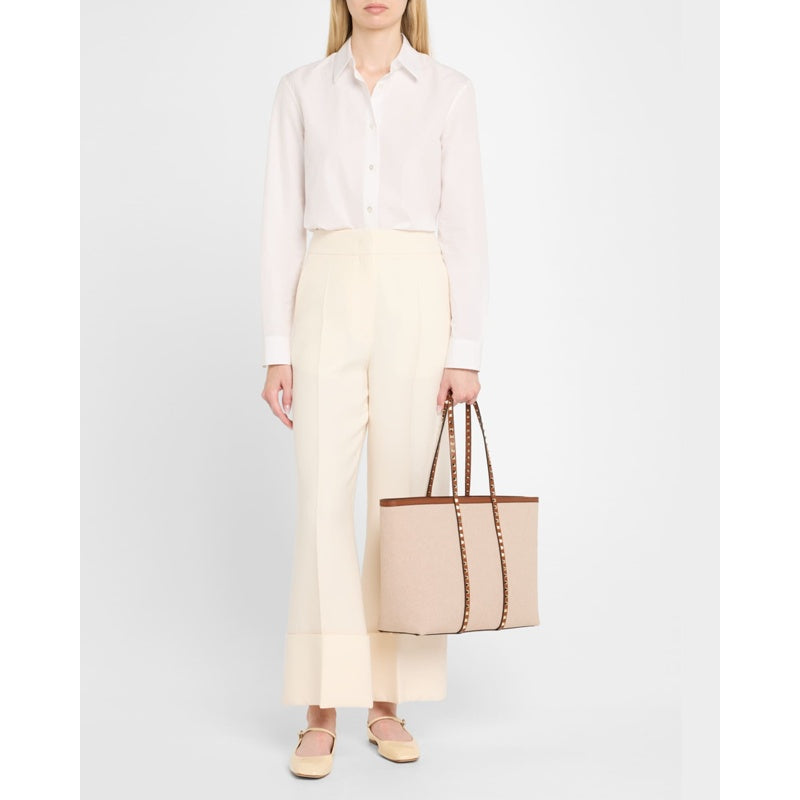 Bolsa Shopper Rockstud Medium Canvas