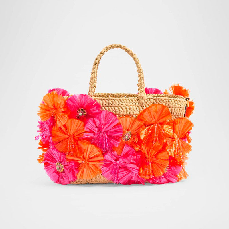 Bolsa Shopper VLOGO Signature Small 3D Flower - Mercado de Luxo - O Maior E-Commerce de Bens, Produtos e Serviços de Luxo do Brasil.