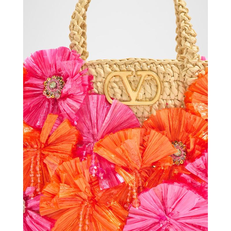 Bolsa Shopper VLOGO Signature Small 3D Flower