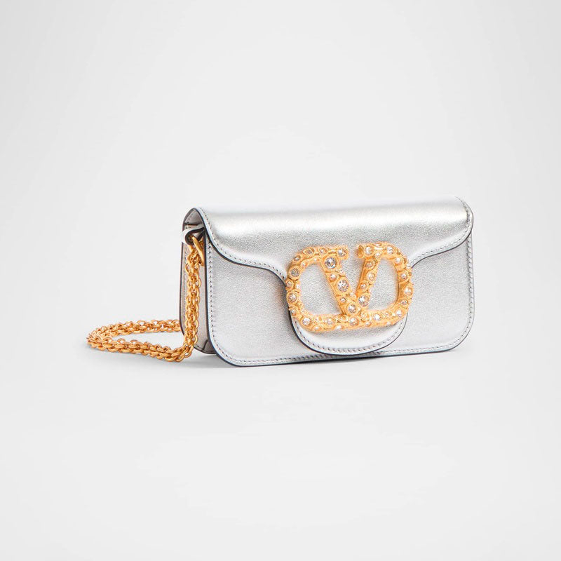 Bolsa Shoulder Loco Small Metallic - Mercado de Luxo - O Maior E-Commerce de Bens, Produtos e Serviços de Luxo do Brasil.