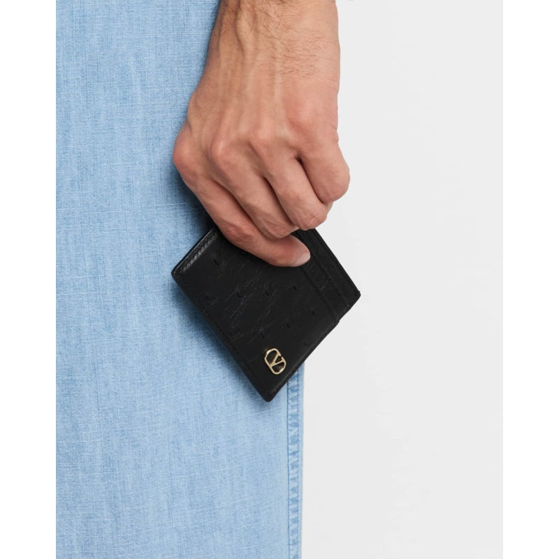 Bolsa Wallet Ostrich-Effect VLogo