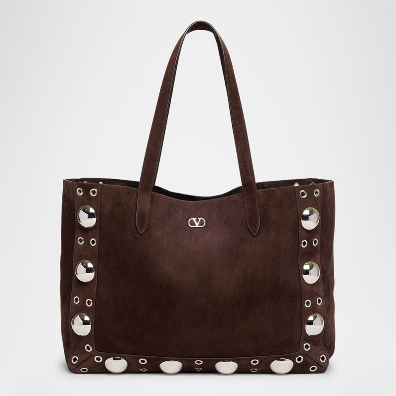 Bolsa Shopper Nellcote Studded Suede - Mercado de Luxo - O Maior E-Commerce de Bens, Produtos e Serviços de Luxo do Brasil.