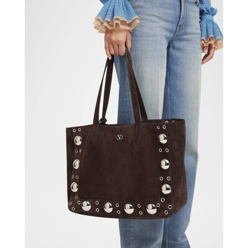 Bolsa Shopper Nellcote Studded Suede