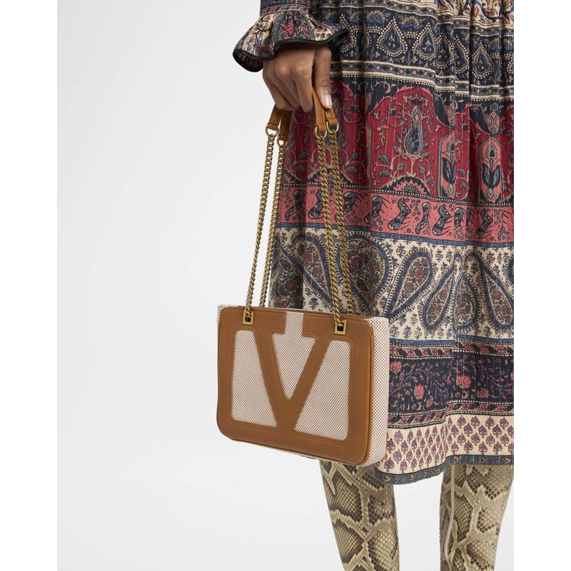 Bolsa Shopper Viva Superstar Small VLOGO Canvas