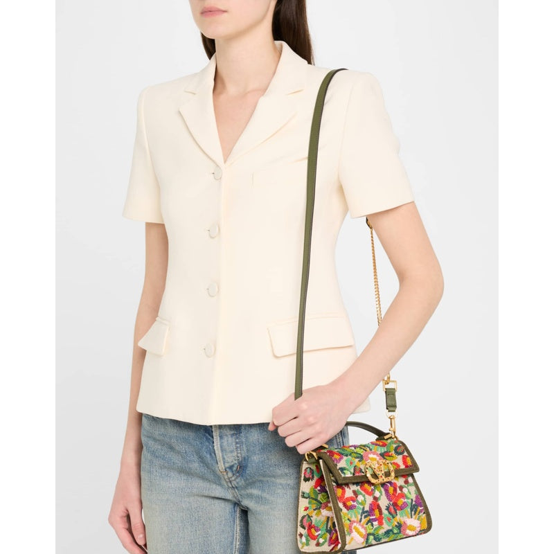 Bolsa Handle VSLING Mini Flower Embroidered