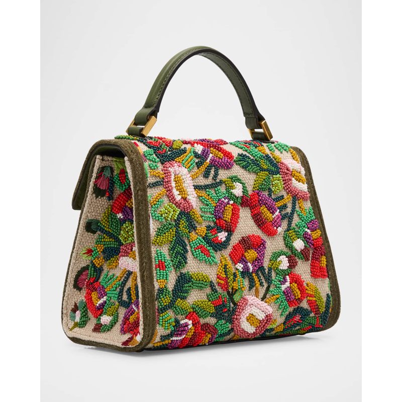Bolsa Handle VSLING Mini Flower Embroidered