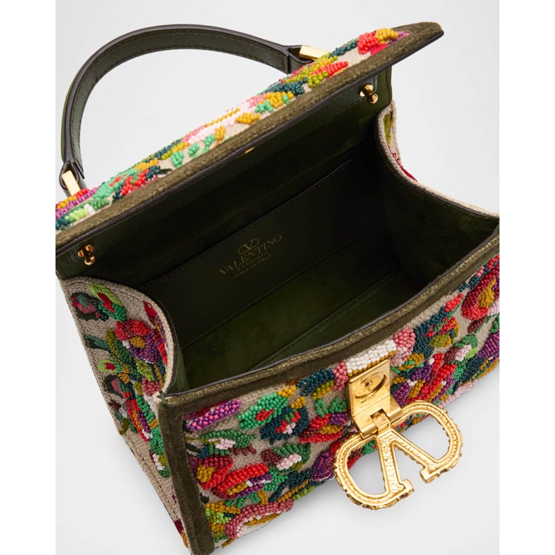 Bolsa Handle VSLING Mini Flower Embroidered