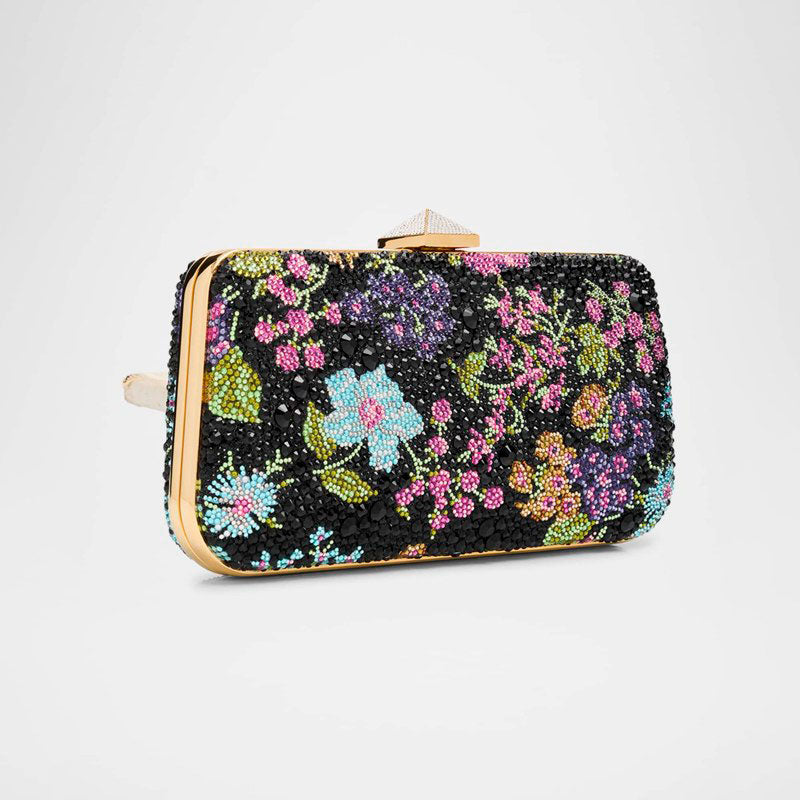 Bolsa Clutch Carry Secrets Flower Embellished Minaudiere - Mercado de Luxo - O Maior E-Commerce de Bens, Produtos e Serviços de Luxo do Brasil.