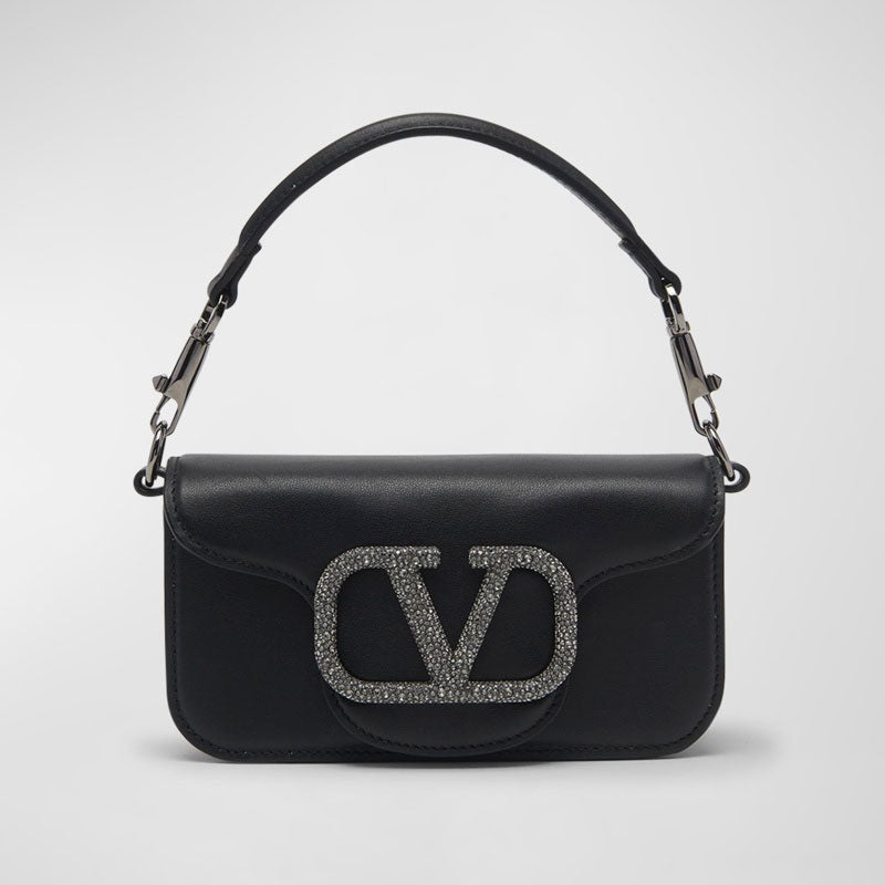 Bolsa Shoulder Loco VLOGO Small Calfskin - Mercado de Luxo - O Maior E-Commerce de Bens, Produtos e Serviços de Luxo do Brasil.