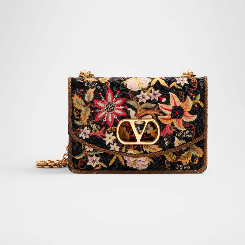 Bolsa Shoulder Vain Brocade Silk Chain - Mercado de Luxo - O Maior E-Commerce de Bens, Produtos e Serviços de Luxo do Brasil.