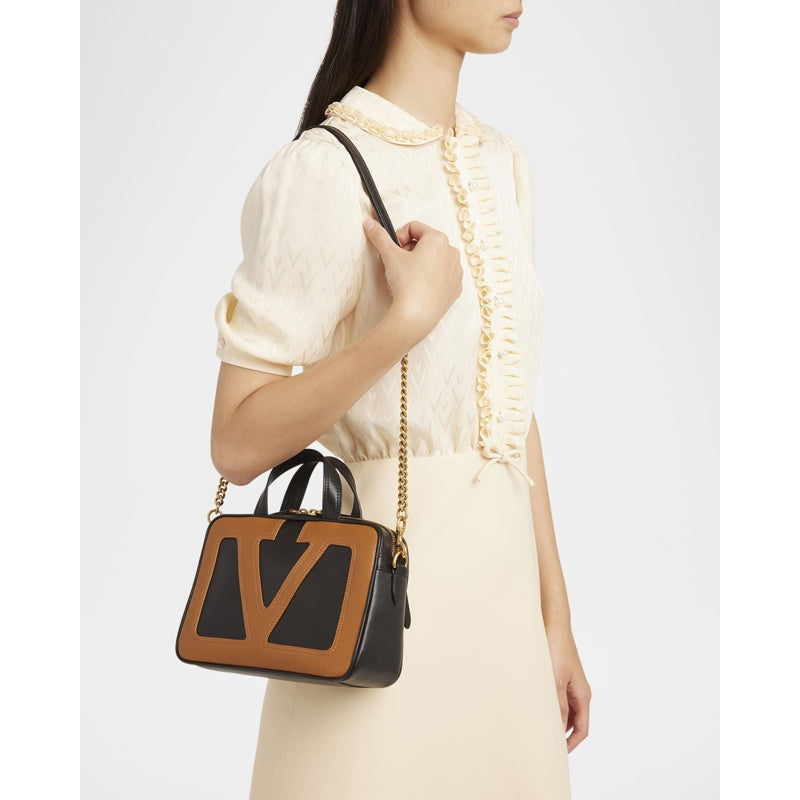 Bolsa Handle Viva Superstar Small VLOGO Duffle