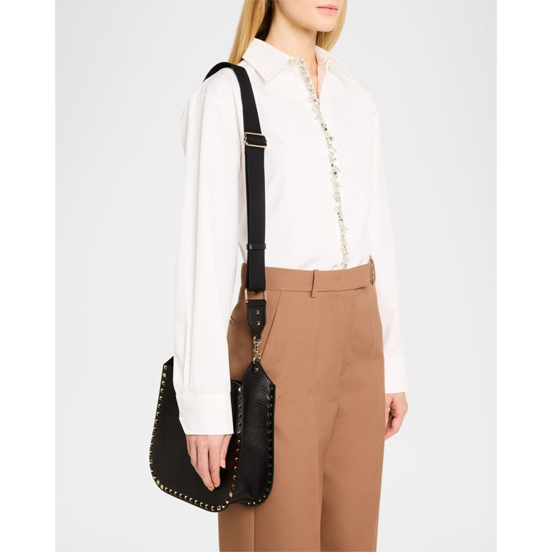 Bolsa Shoulder Rockstud Small Calfskin
