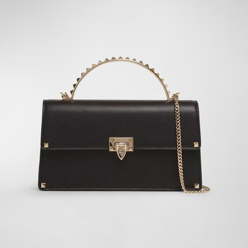 Bolsa Crossbody Mini Rockstuds Flap  - Mercado de Luxo - O Maior E-Commerce de Bens, Produtos e Serviços de Luxo do Brasil.