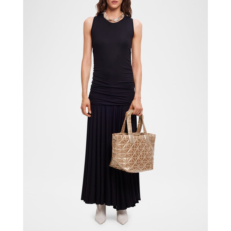 Bolsa Shopper Small Metallic Quilted