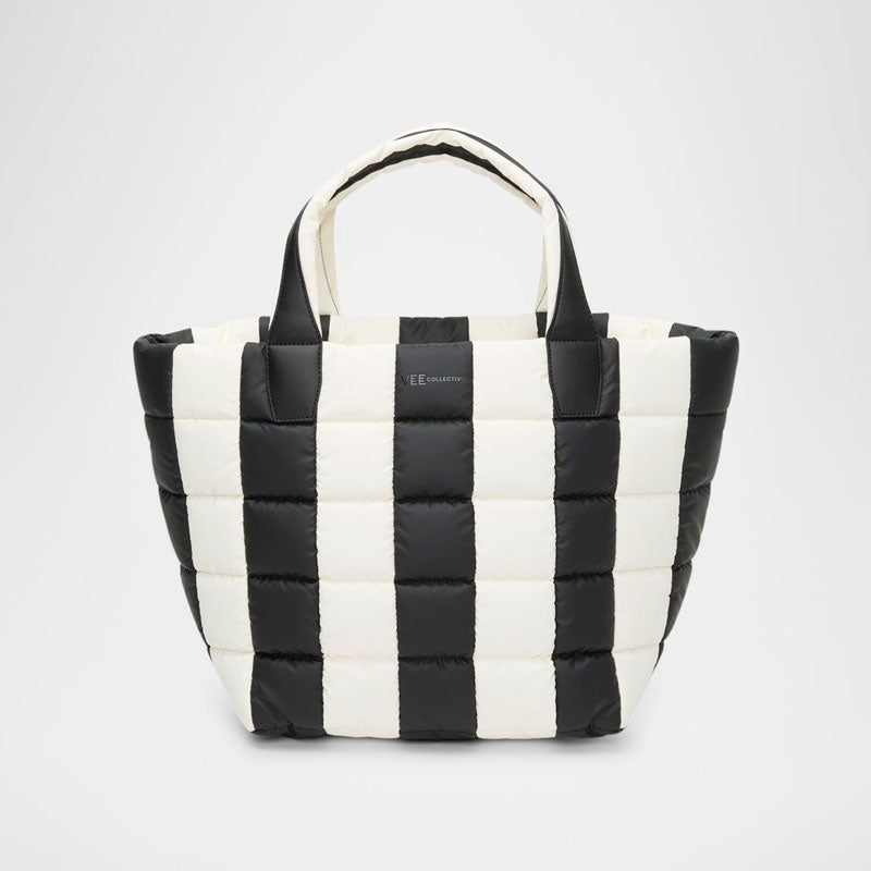 Bolsa Shopper Porter Medium Padded Marshmallow Stripe - Mercado de Luxo - O Maior E-Commerce de Bens, Produtos e Serviços de Luxo do Brasil.