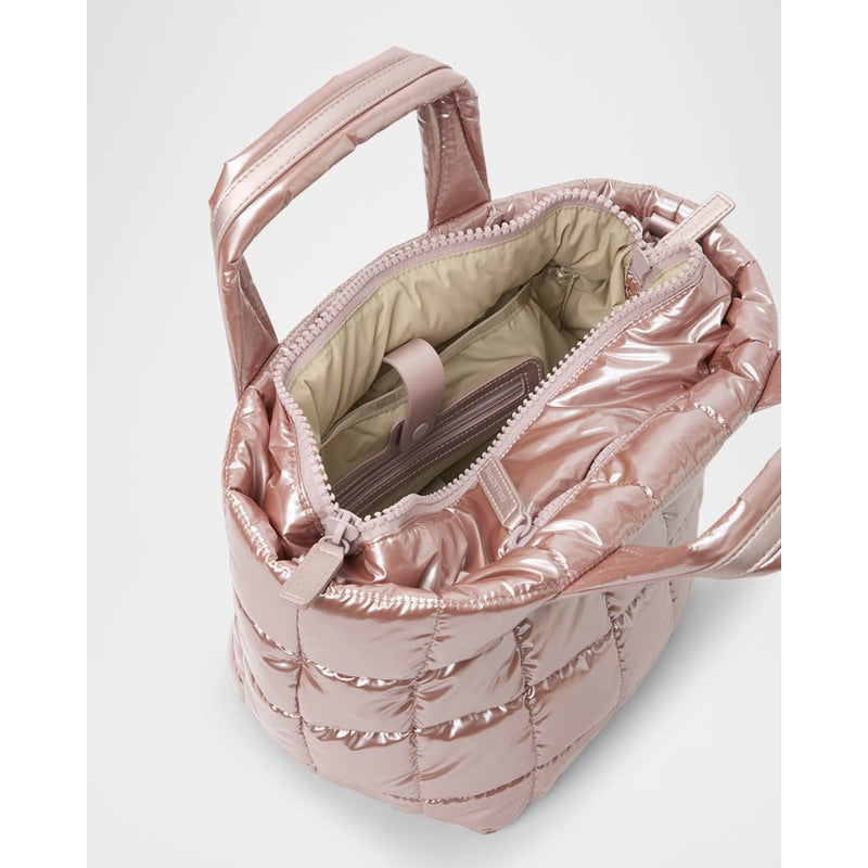 Bolsa Shopper Porter Small Metallic Quilted