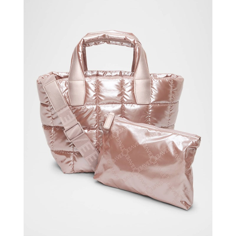 Bolsa Shopper Porter Small Metallic Quilted