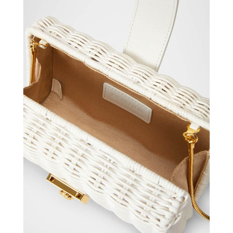 Bolsa Clutch Lock Box Rattan
