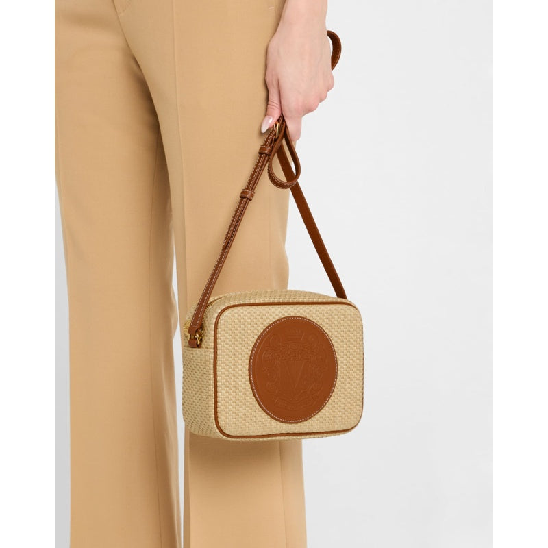Bolsa Crossbody Click Raffia Camera